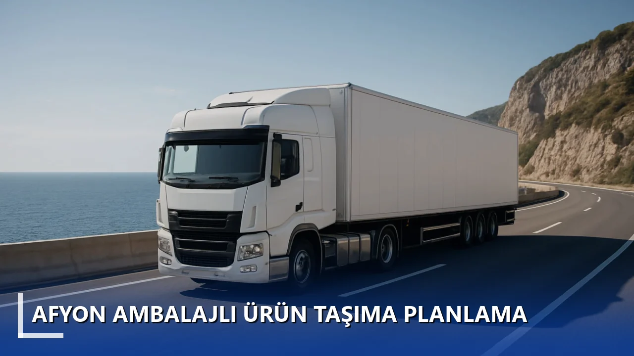 Afyon Ambalajlı Ürün Taşıma Planlama