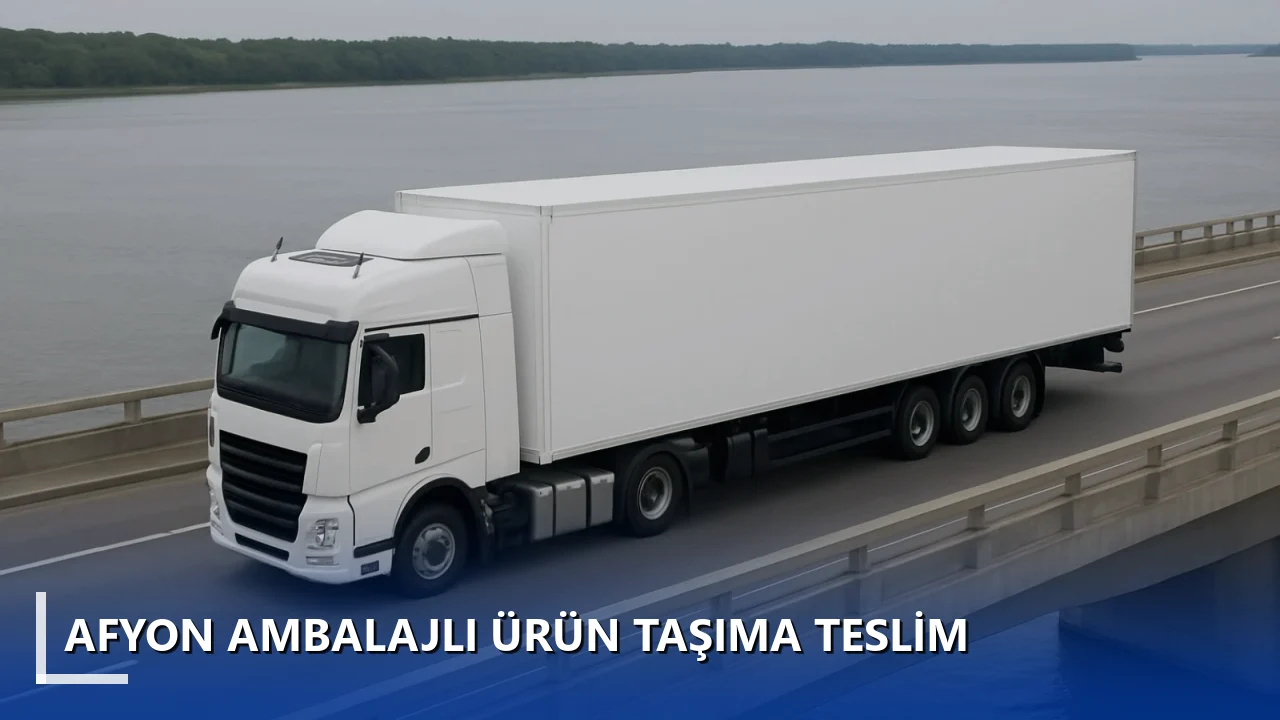 Afyon Ambalajlı Ürün Taşıma Teslim